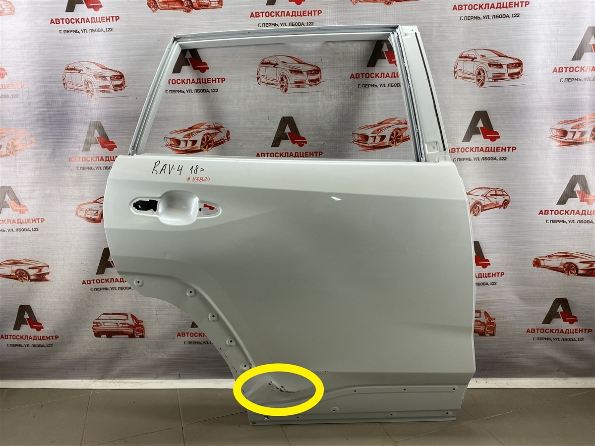 Дверь задняя правая TOYOTA RAV-4 (XA50) 2018-н.в. (б/у)