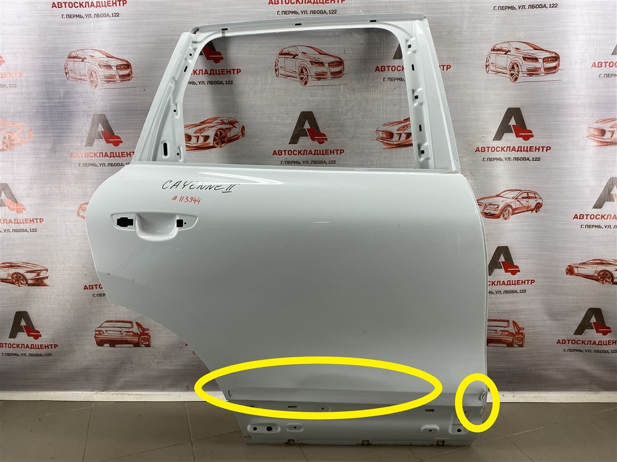 Дверь задняя правая PORSCHE CAYENNE (2010-2018) (б/у)