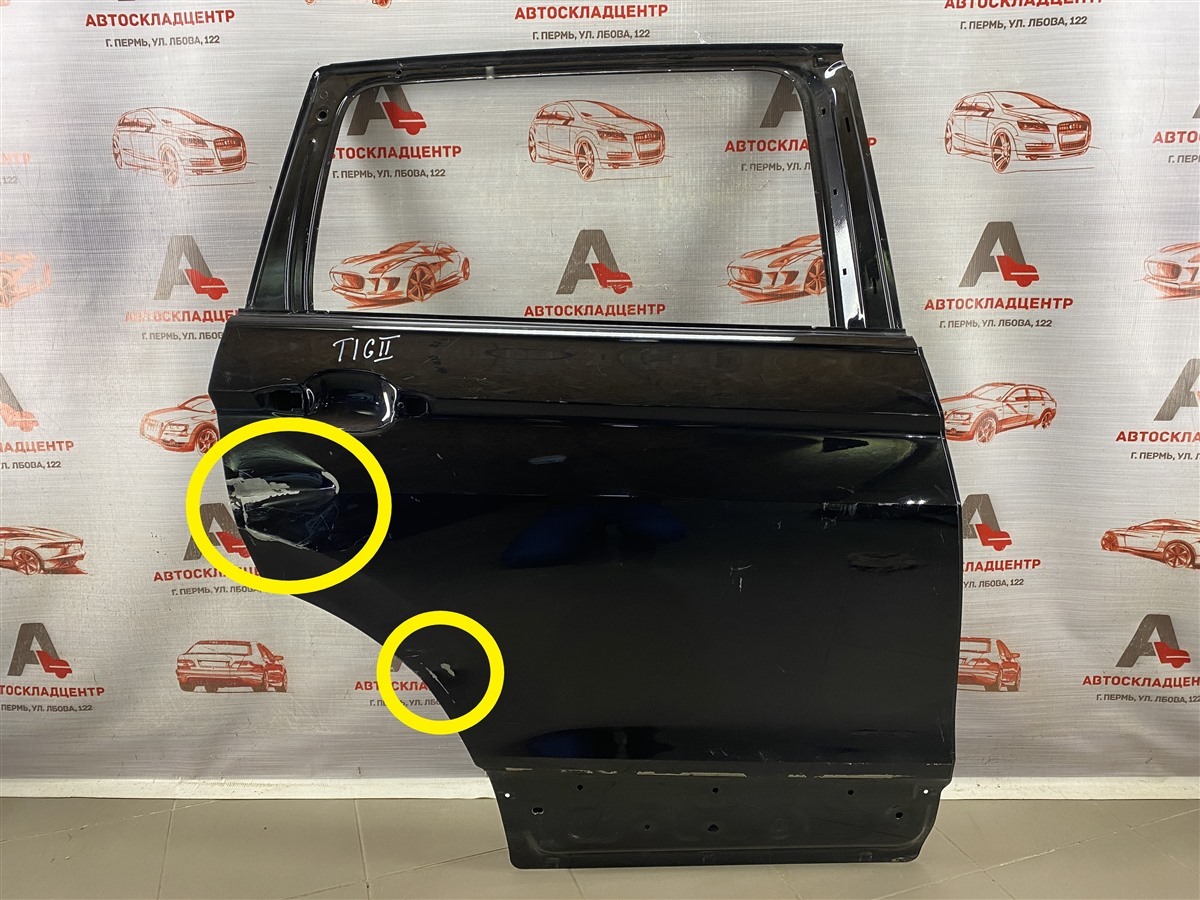 Дверь задняя правая VOLKSWAGEN TIGUAN (2017-н.в.) (б/у)