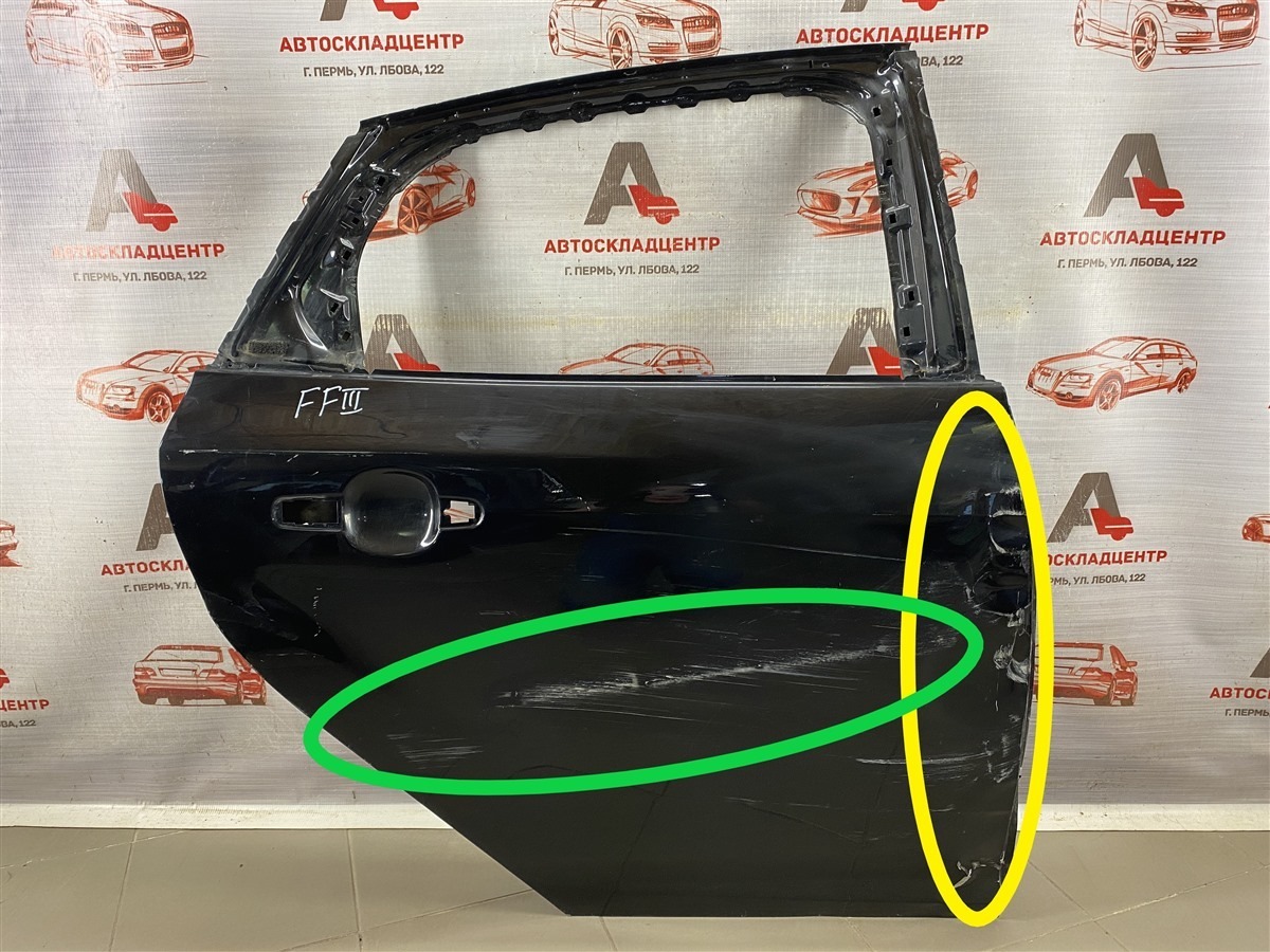 Дверь задняя правая FORD FOCUS 3 2010-2019 (б/у)