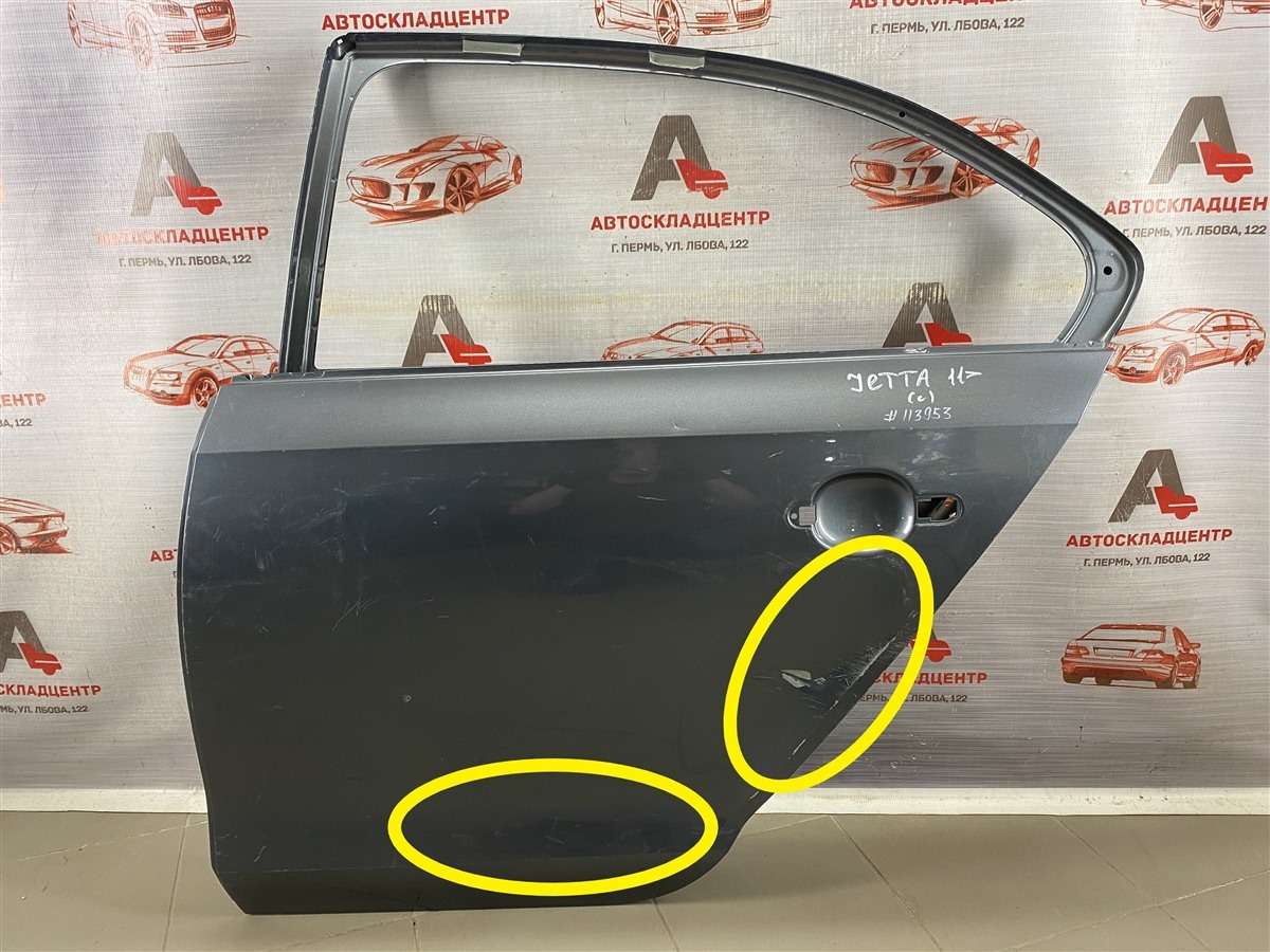 Дверь задняя левая VOLKSWAGEN JETTA (Mk6) 2010-2019 (б/у)