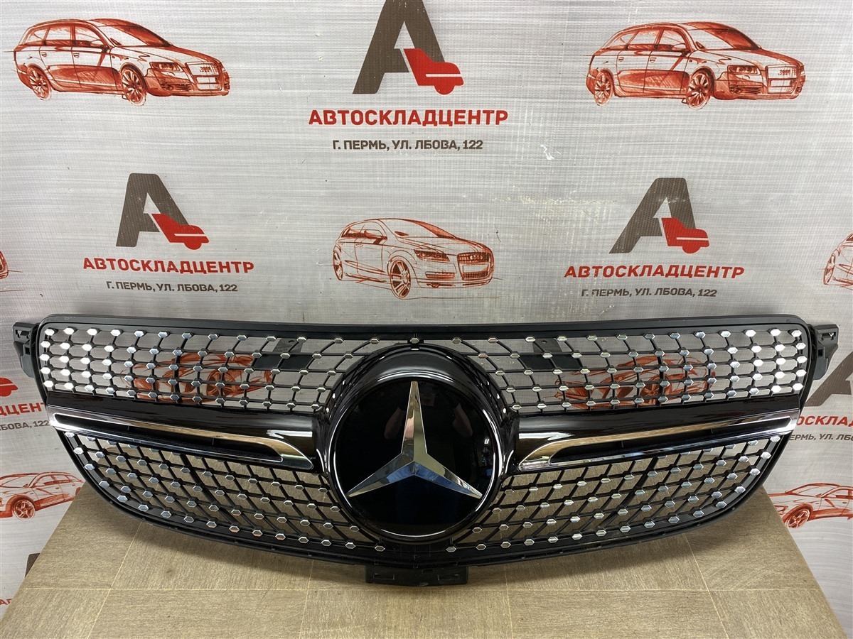 Решетка радиатора MERCEDES-BENZ GLE Coupe (W292) 2014-н.в. (б/у)