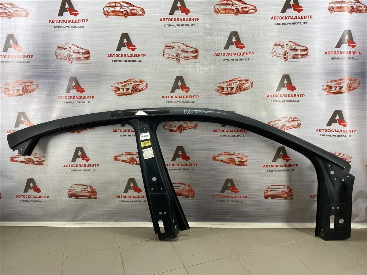 Кузов - боковина (обрезок) VOLKSWAGEN POLO (Mk5) седан 2010-2020 правый (б/у)