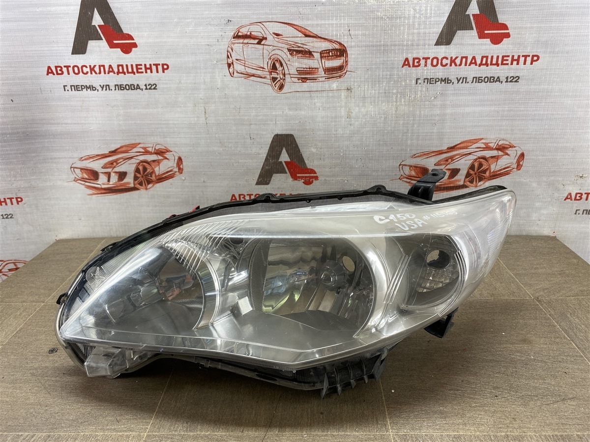 Фара левая TOYOTA COROLLA (E15_) 2006-2013 2009 (б/у)