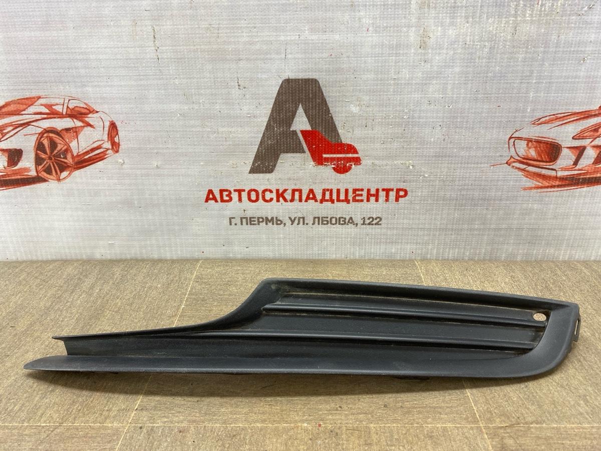 Решетка бампера переднего VOLKSWAGEN GOLF (Mk7) 2012-2019 2012 левая (б/у)