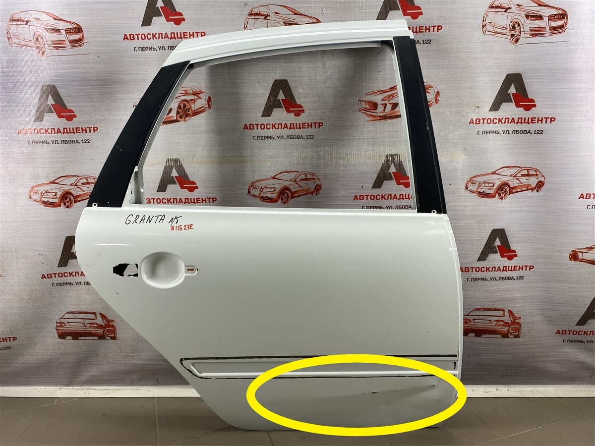 Дверь задняя правая LADA GRANTA (б/у)