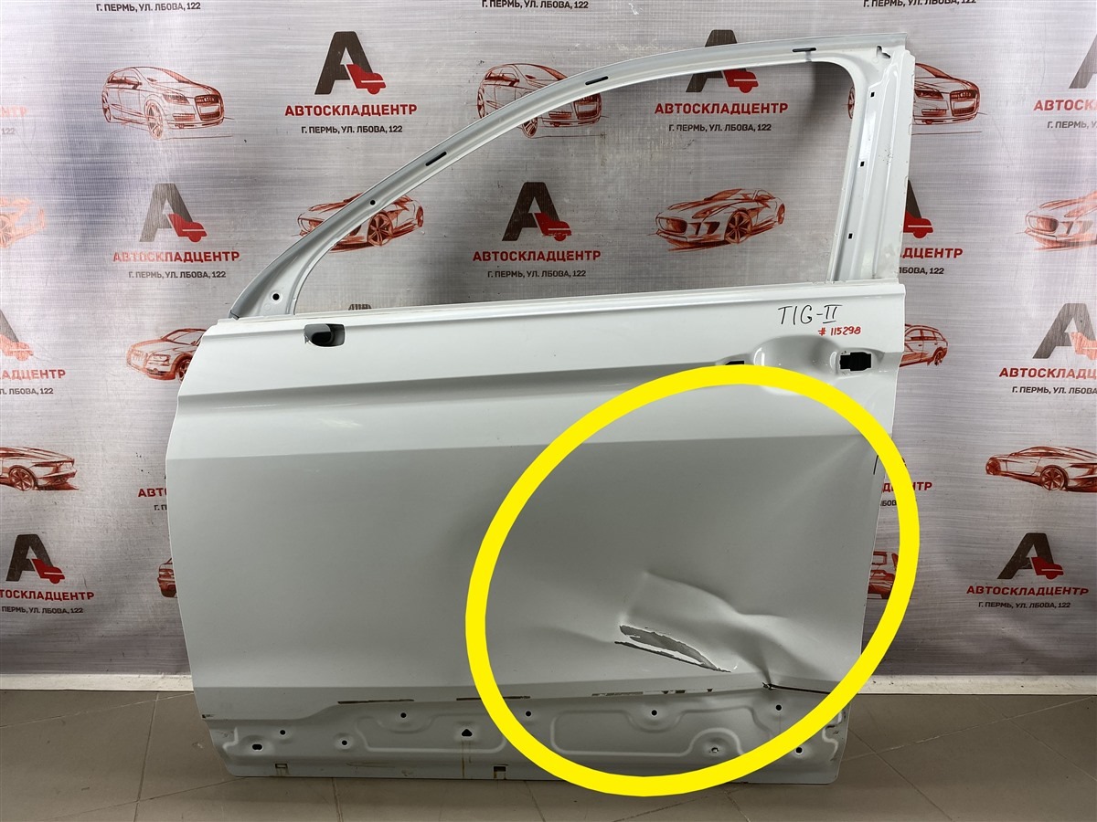 Дверь передняя левая VOLKSWAGEN TIGUAN (2017-н.в.) (б/у)