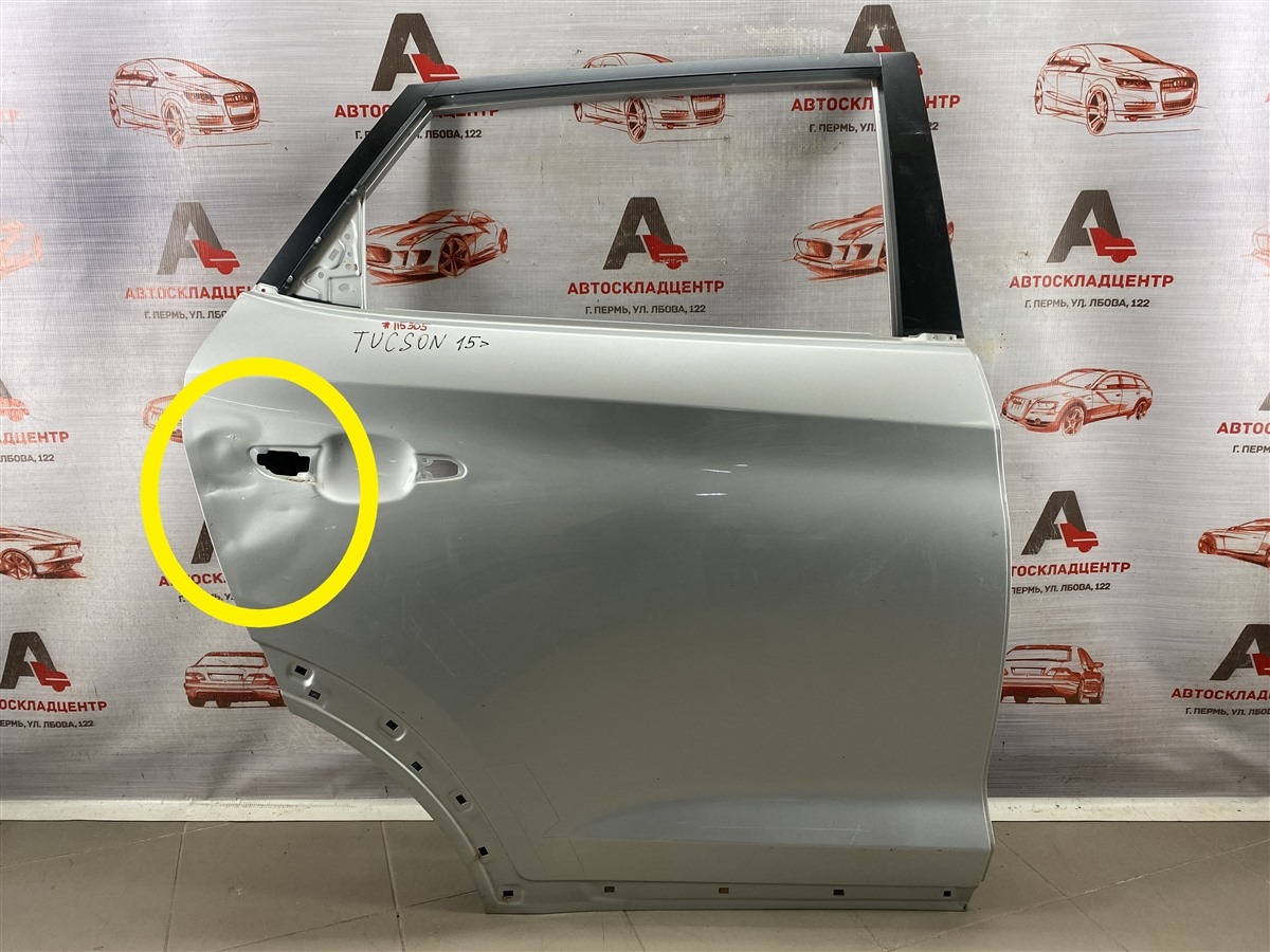 Дверь задняя правая HYUNDAI TUCSON (2015-н.в.) (б/у)