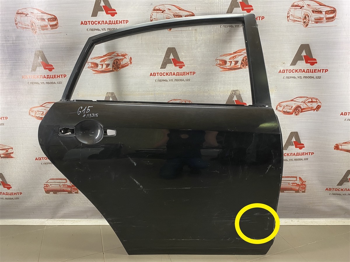 Дверь задняя правая NISSAN ALMERA (2012-2019) (б/у)
