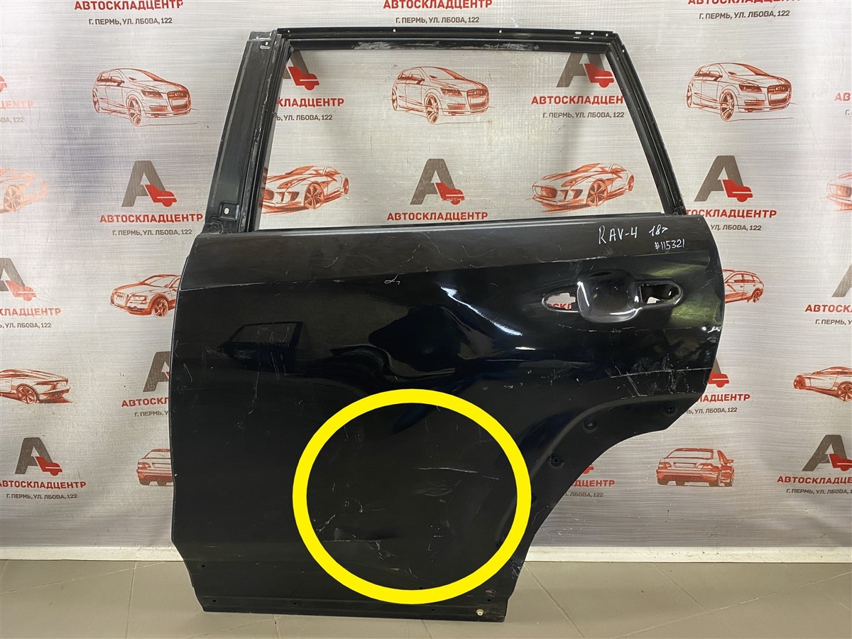 Дверь задняя левая TOYOTA RAV-4 (XA50) 2018-н.в. (б/у)