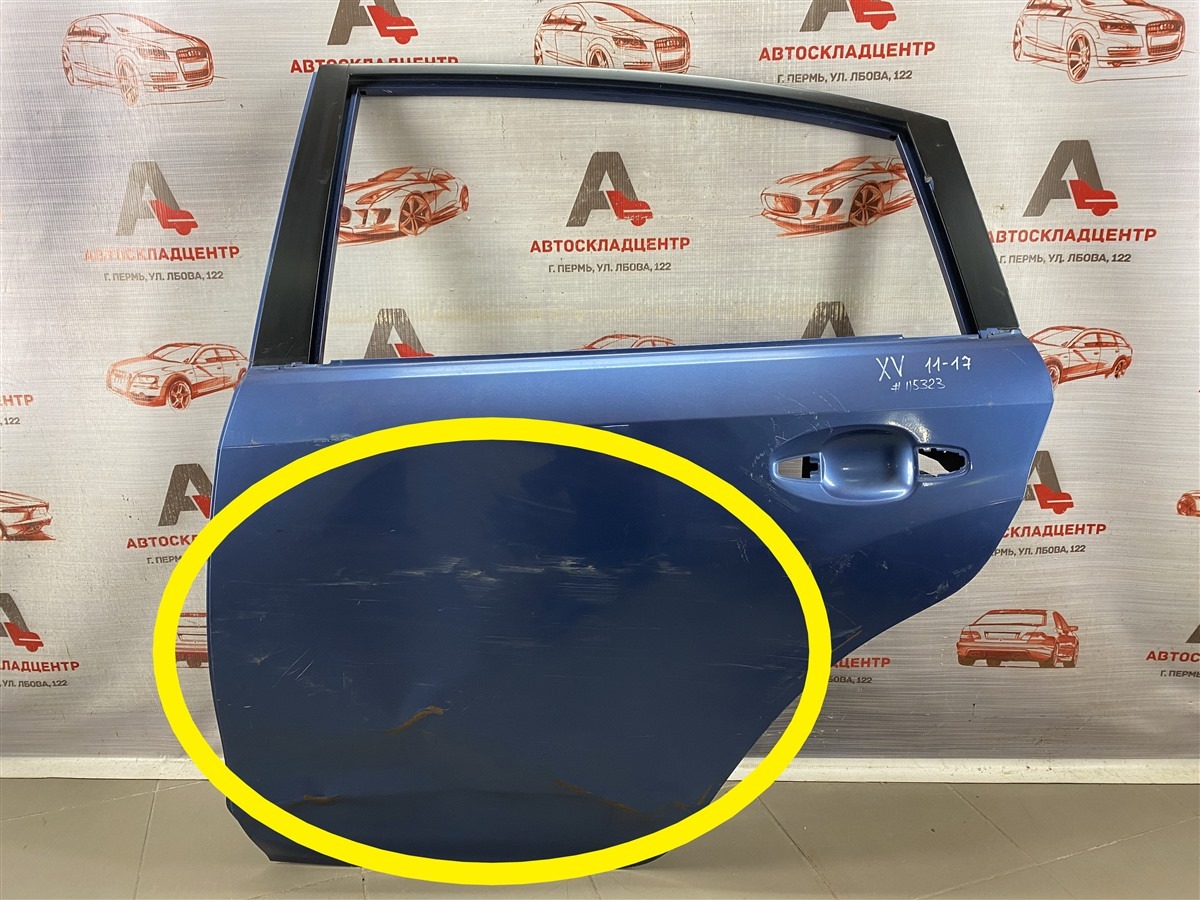 Дверь задняя левая SUBARU XV (G33) 2011-2017 (б/у)