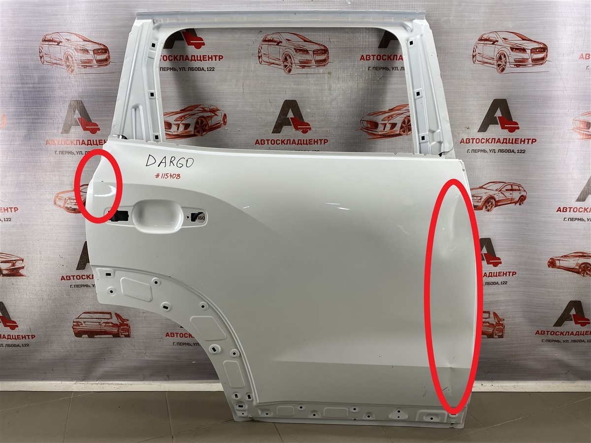 Дверь задняя правая HAVAL DARGO (2022-н.в.) (б/у)