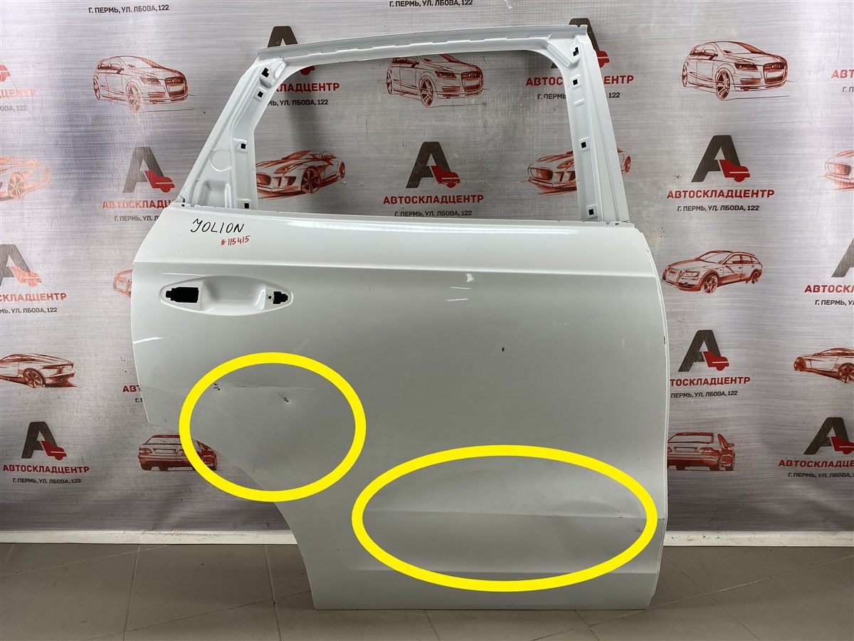 Дверь задняя правая HAVAL JOLION (2020-н.в.) (б/у)