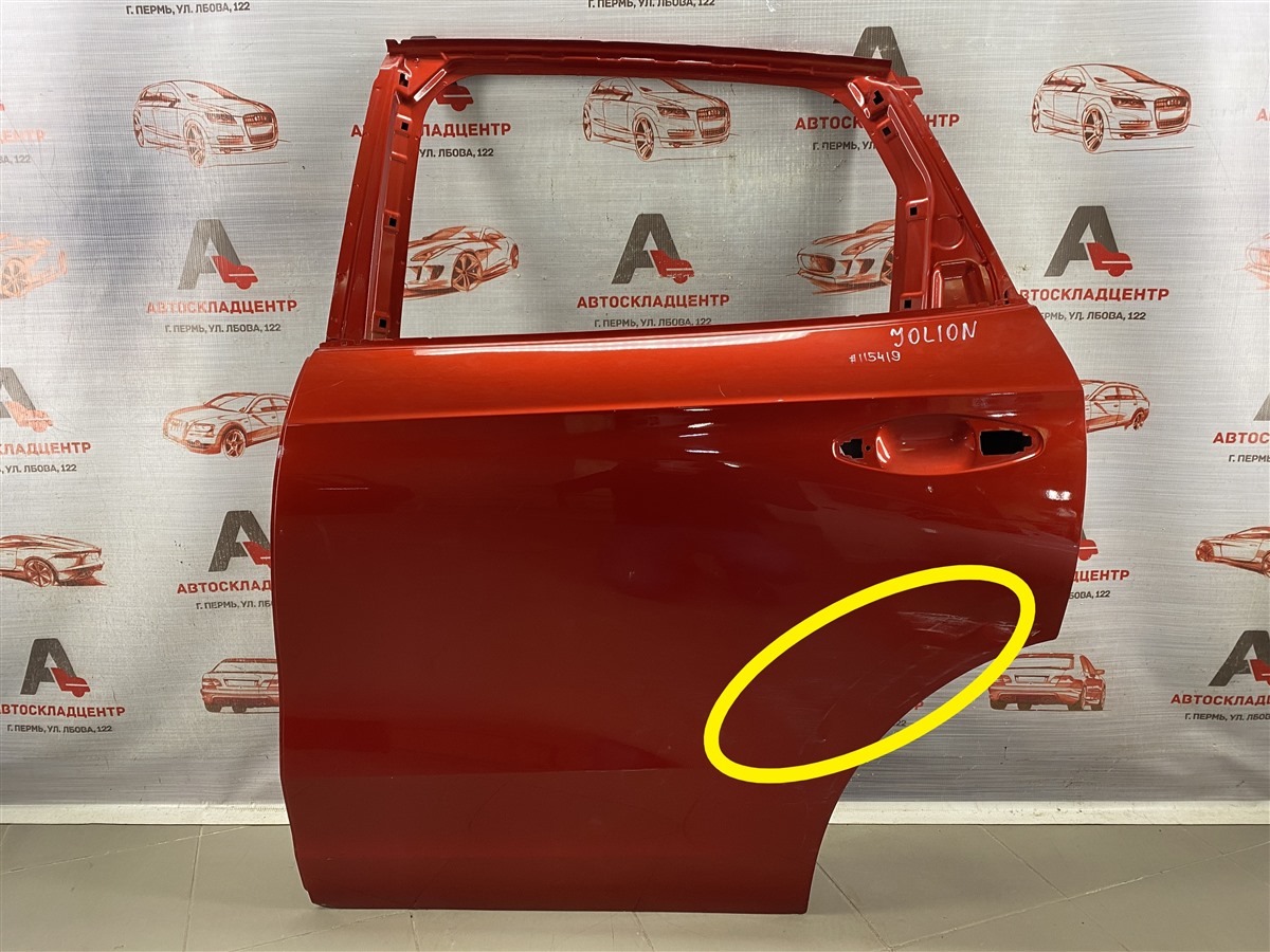 Дверь задняя левая HAVAL JOLION (2020-н.в.) (б/у)