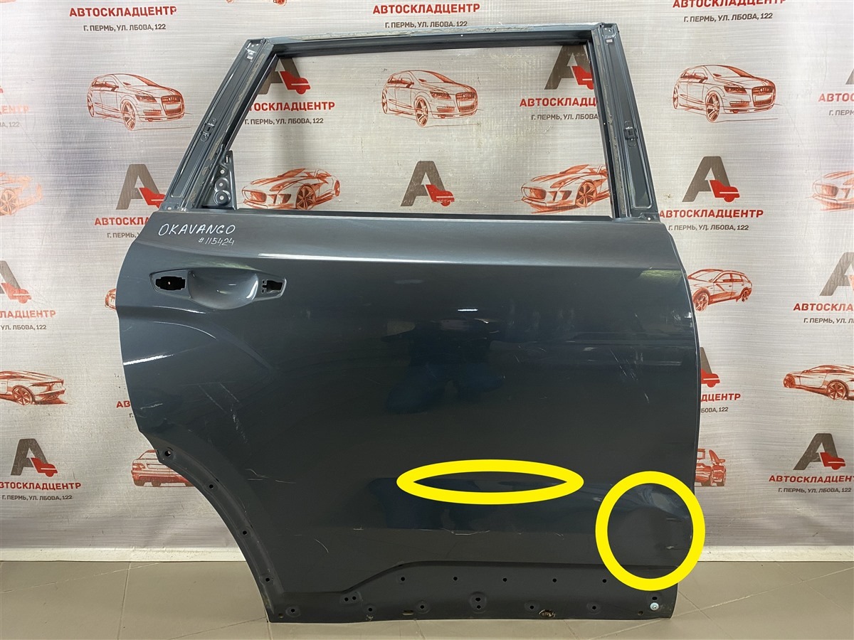 Дверь задняя правая GEELY OKAVANGO / HAOYUE (б/у)