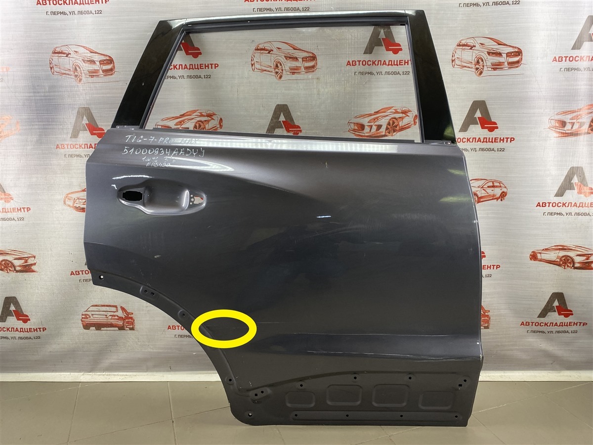 Дверь задняя правая CHERY TIGGO 7 PRO (2019-н.в.) (б/у)