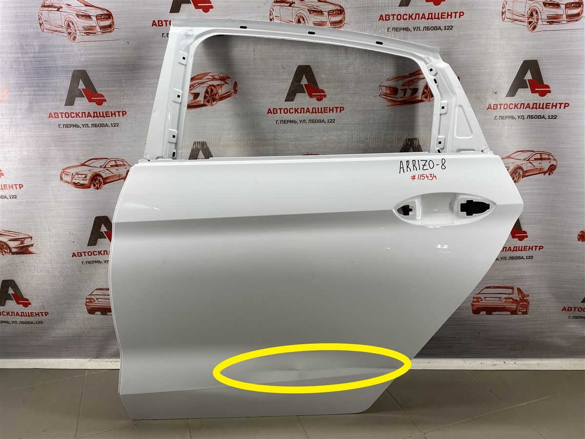 Дверь задняя левая CHERY ARRIZO 8 2022-н.в. (б/у)