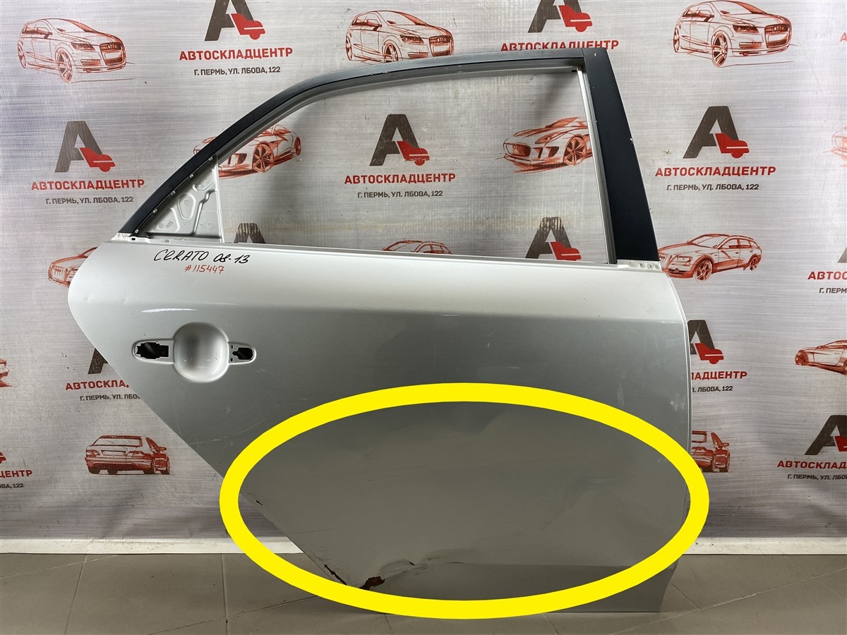 Дверь задняя правая KIA CERATO (2008-2013) (б/у)