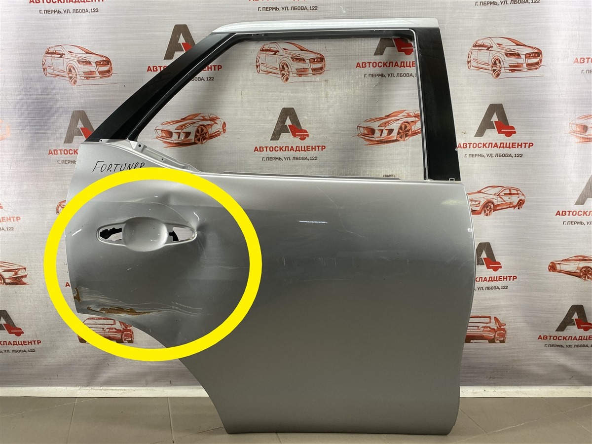 Дверь задняя правая TOYOTA FORTUNER (AN160) 2015-н.в. (б/у)