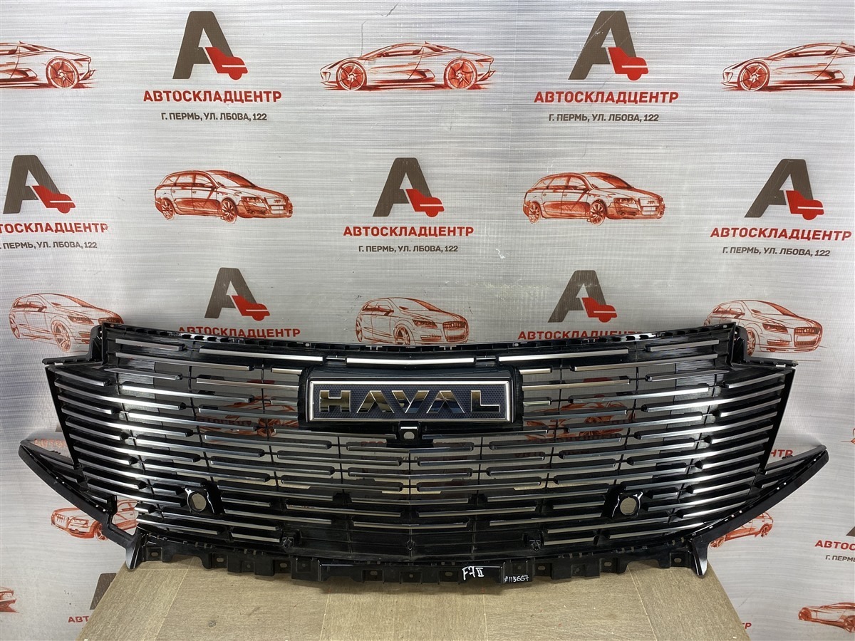 Решетка радиатора HAVAL F7 (2024-н.в.) (б/у)