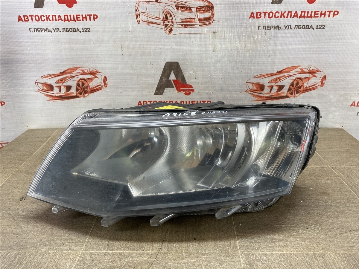 Фара левая SKODA OCTAVIA (2012-2020) 2012 (б/у)