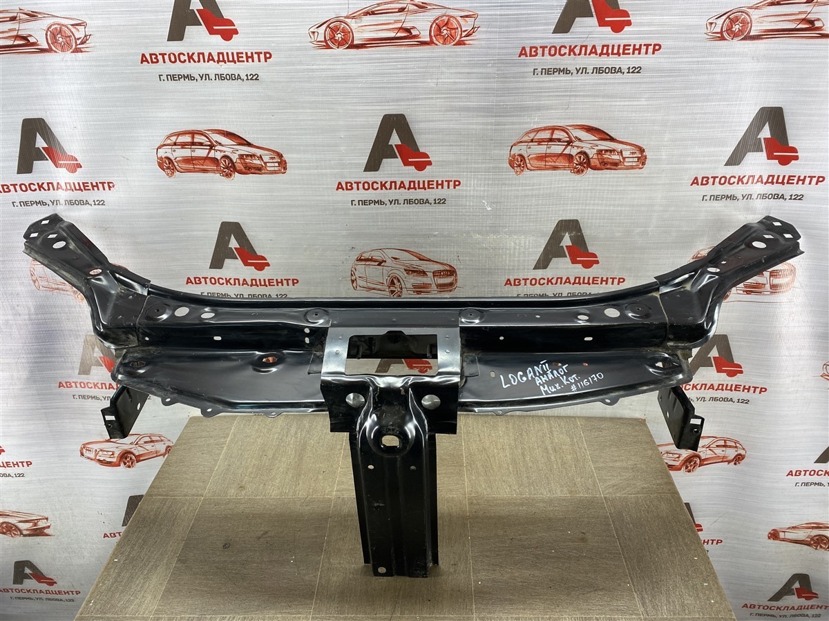 Панель передка (телевизор) - рамка радиатора RENAULT LOGAN (2014-н.в.) (б/у)