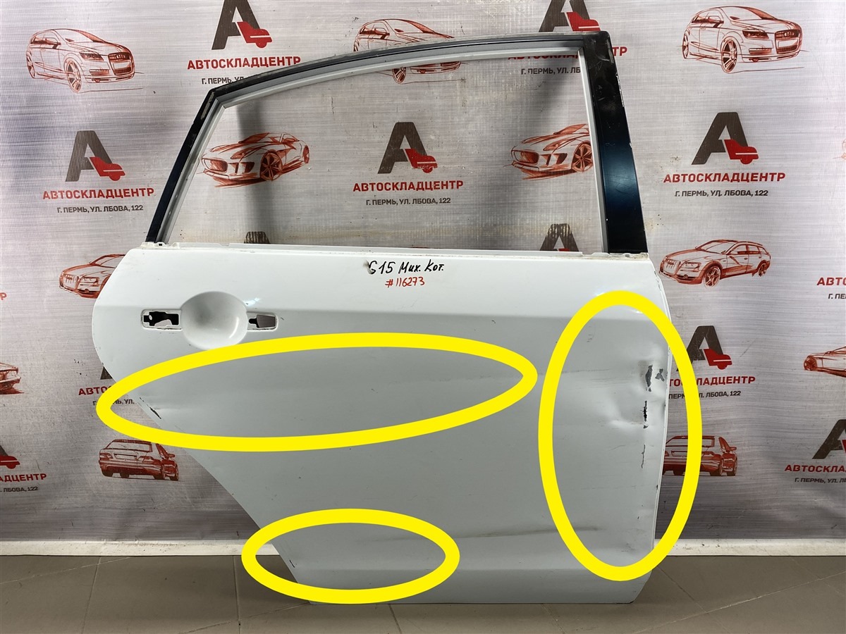 Дверь задняя правая NISSAN ALMERA (2012-2019) (б/у)