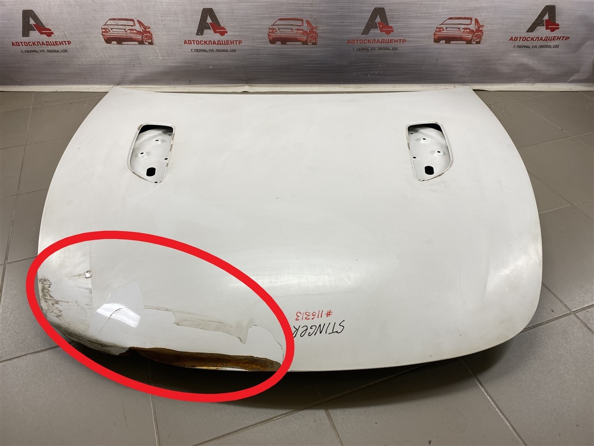 Капот KIA STINGER (2017-н.в.) (б/у)