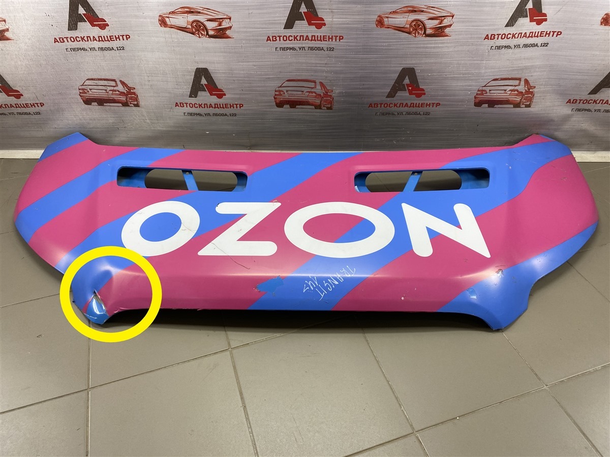 Капот FORD TRANSIT (2013-н.в.) (б/у) Капот FORD TRANSIT (2013-н.в.) (б/у)