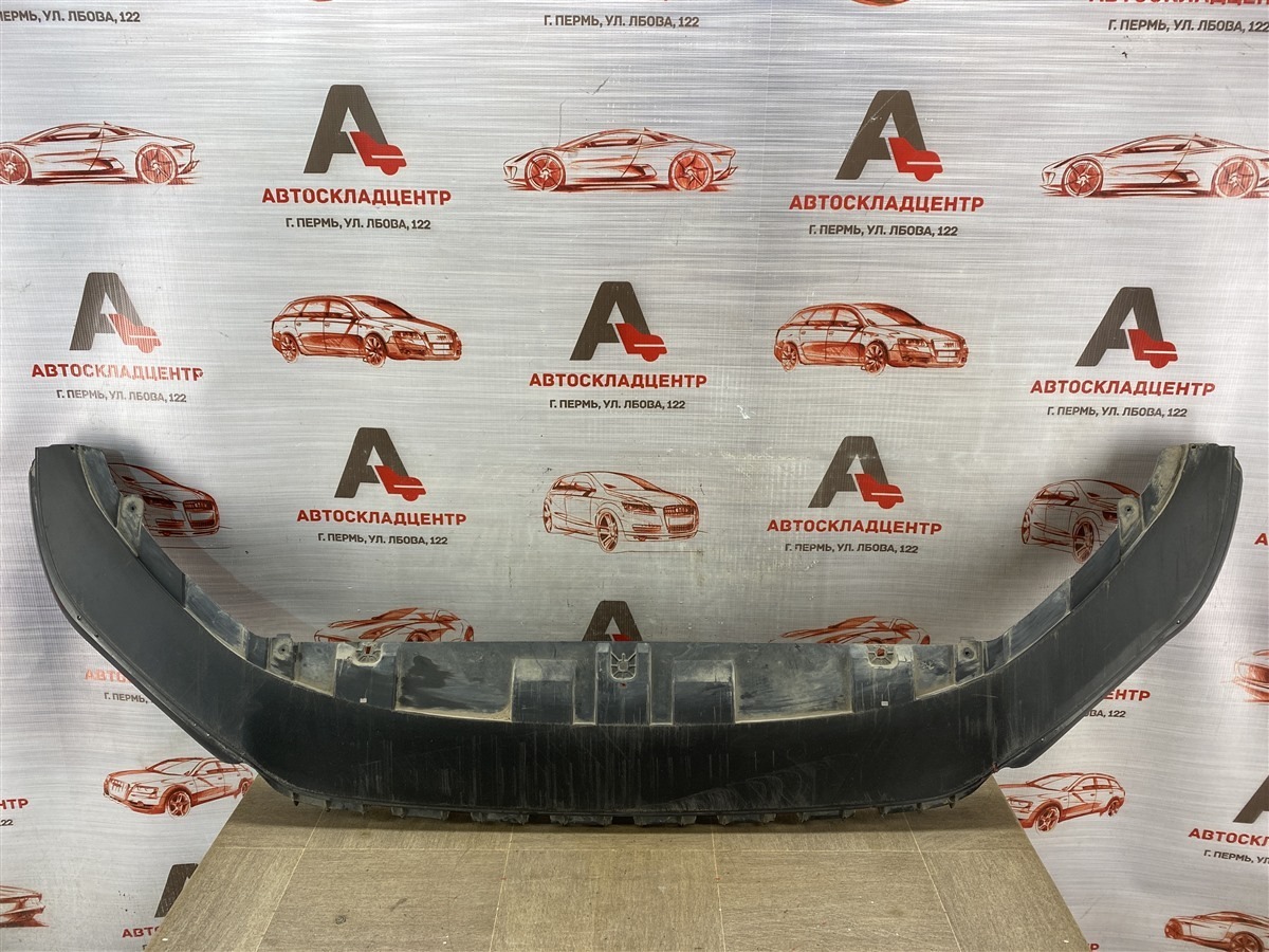 Спойлер (юбка) бампера переднего VOLKSWAGEN POLO (Mk6 RUS) 2020-н.в. (б/у)