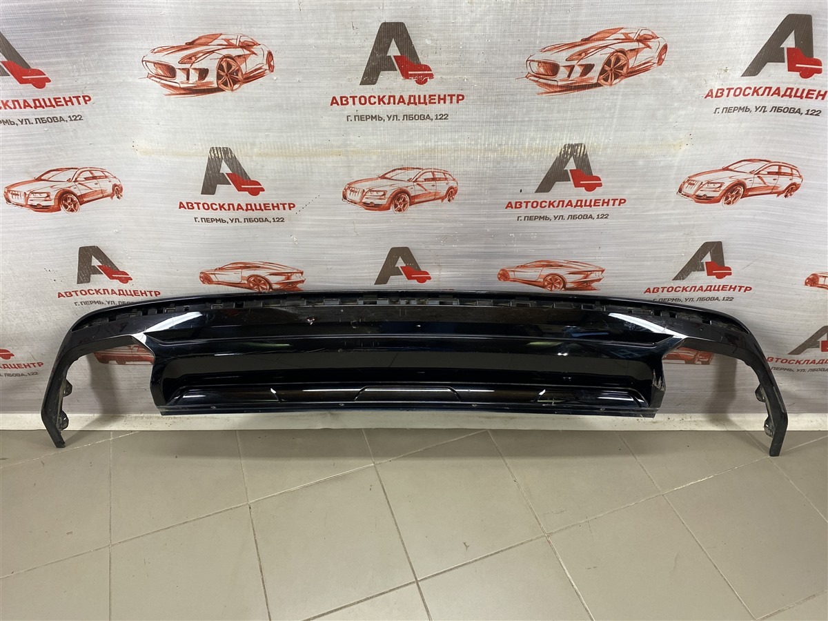 Спойлер (накладка) бампера заднего VOLKSWAGEN TOUAREG (2018 - н.в.) (б/у)