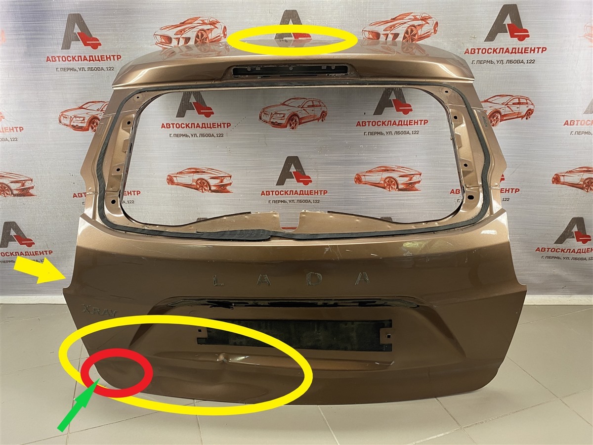 Дверь багажника LADA X-RAY (б/у)