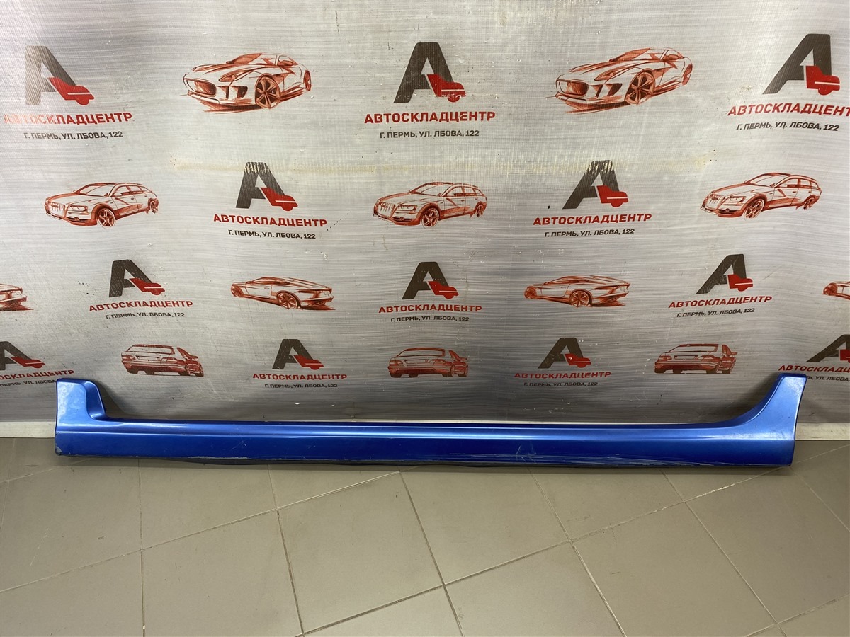 Накладка порога кузова - наружная облицовка LADA GRANTA левая (б/у)