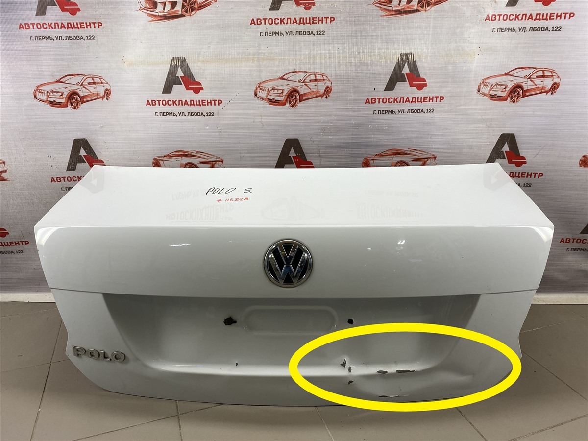 Крышка багажника VOLKSWAGEN POLO (Mk5) седан 2010-2020 2015 (б/у)