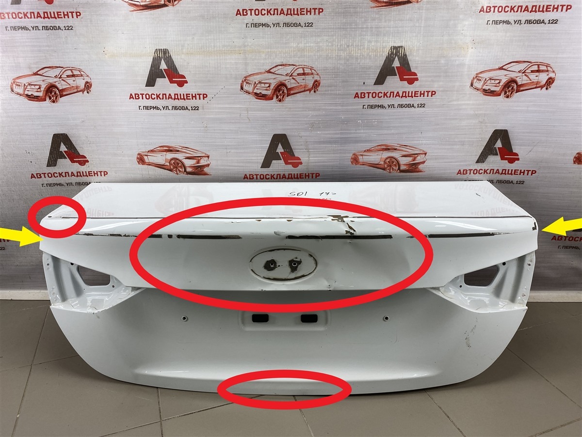 Крышка багажника HYUNDAI SOLARIS (2017-н.в.) (б/у)