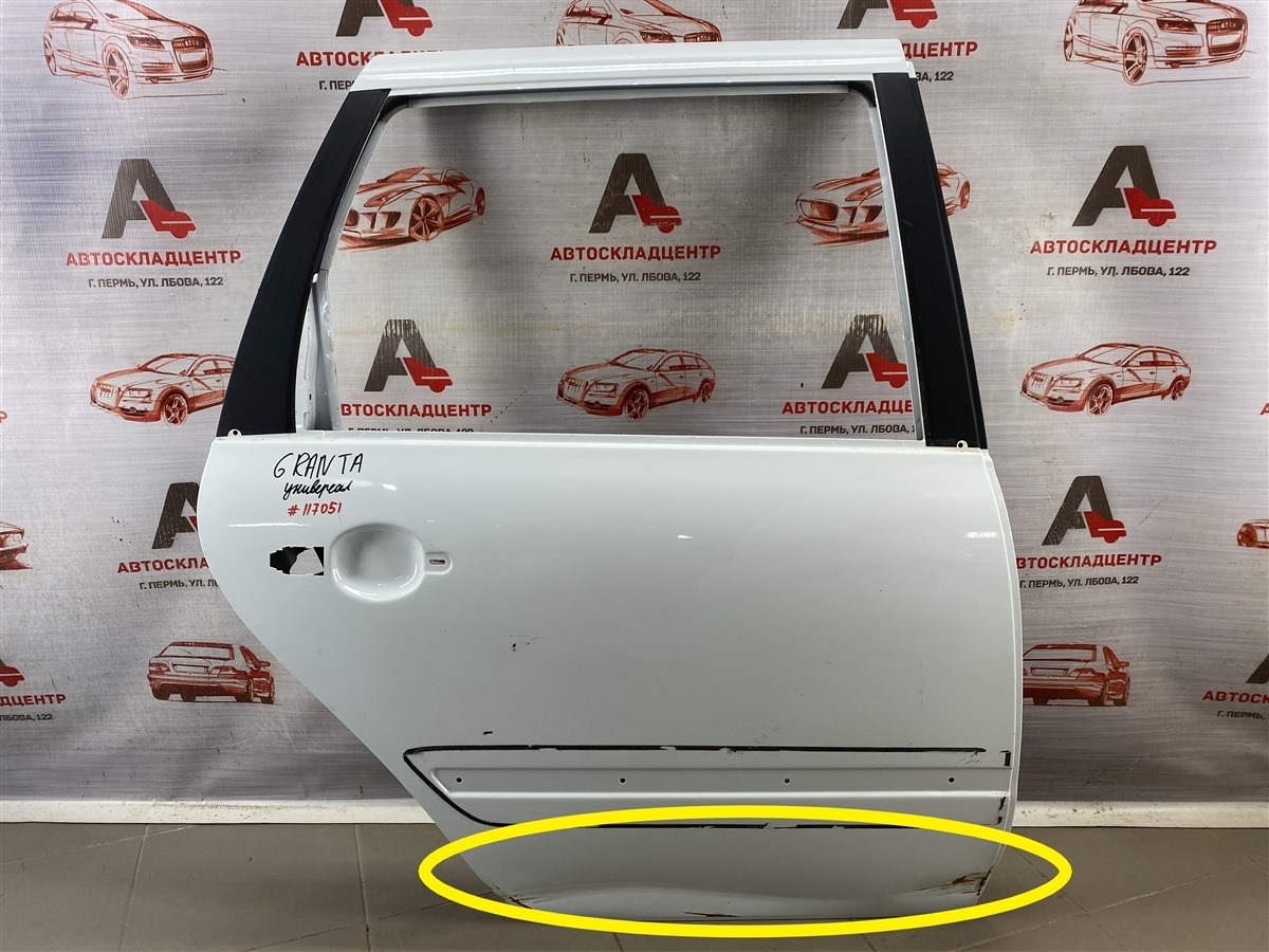 Дверь задняя правая LADA GRANTA (б/у)