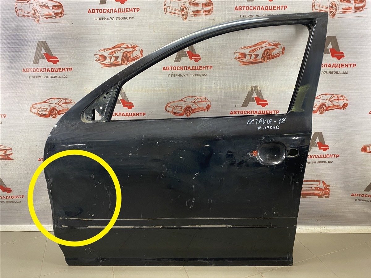 Дверь передняя левая SKODA OCTAVIA (2004-2013) (б/у)