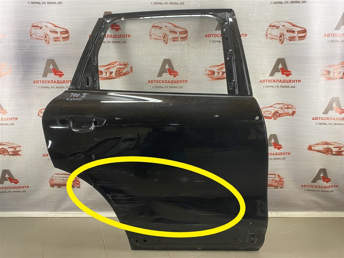 Дверь задняя правая VOLKSWAGEN TOUAREG (2010 - 2018) (б/у)