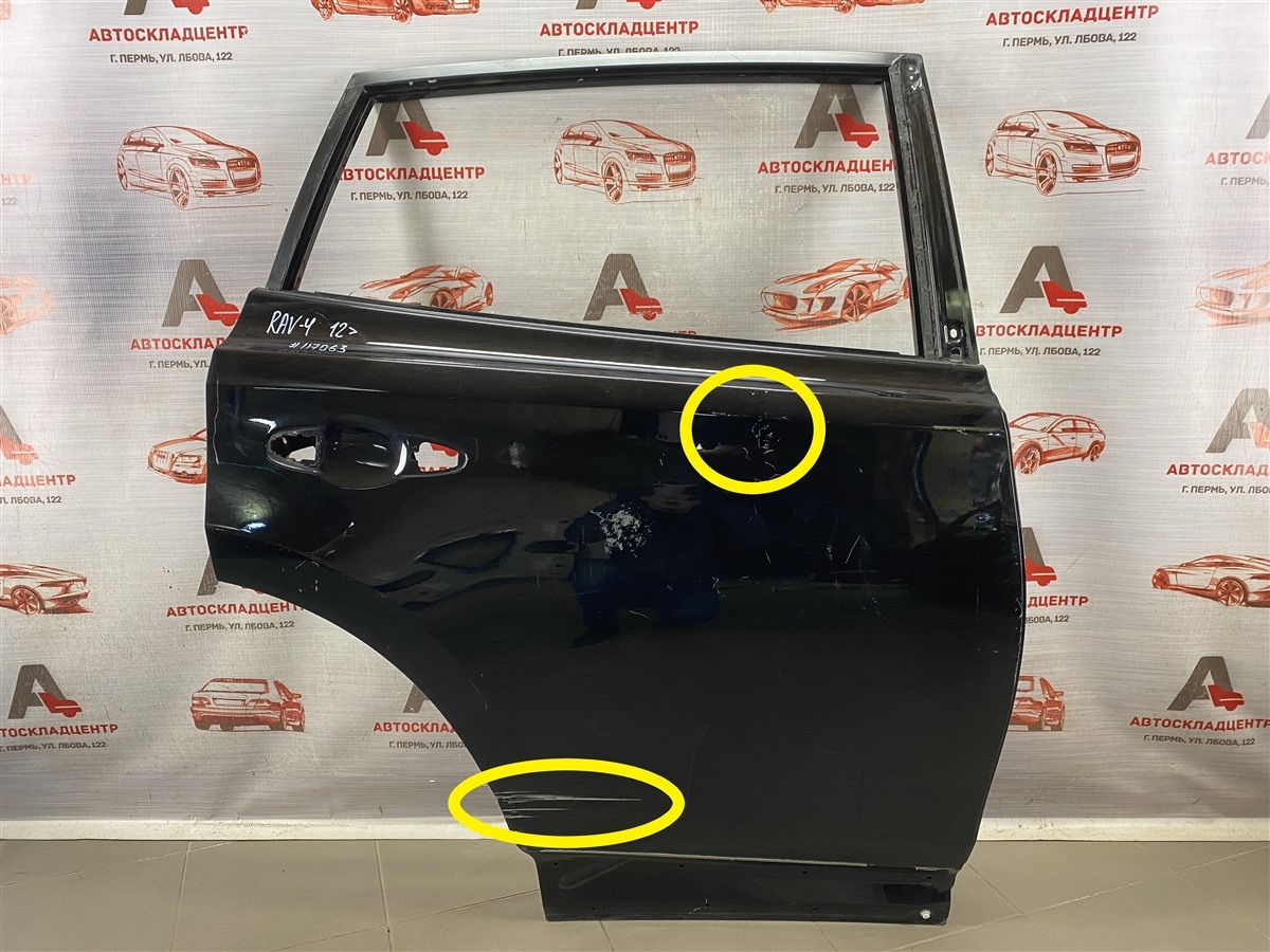 Дверь задняя правая TOYOTA RAV-4 (XA40) 2012-2019 (б/у)