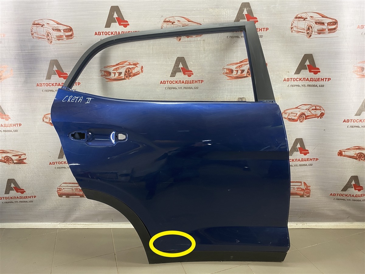 Дверь задняя правая HYUNDAI CRETA (2020-н.в.) (б/у)