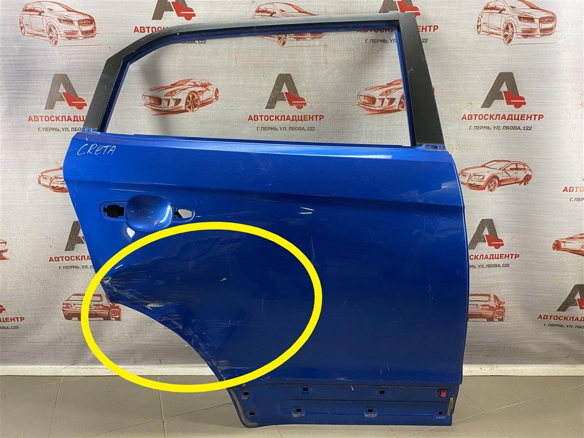 Дверь задняя правая HYUNDAI CRETA (2015-н.в.) (б/у)