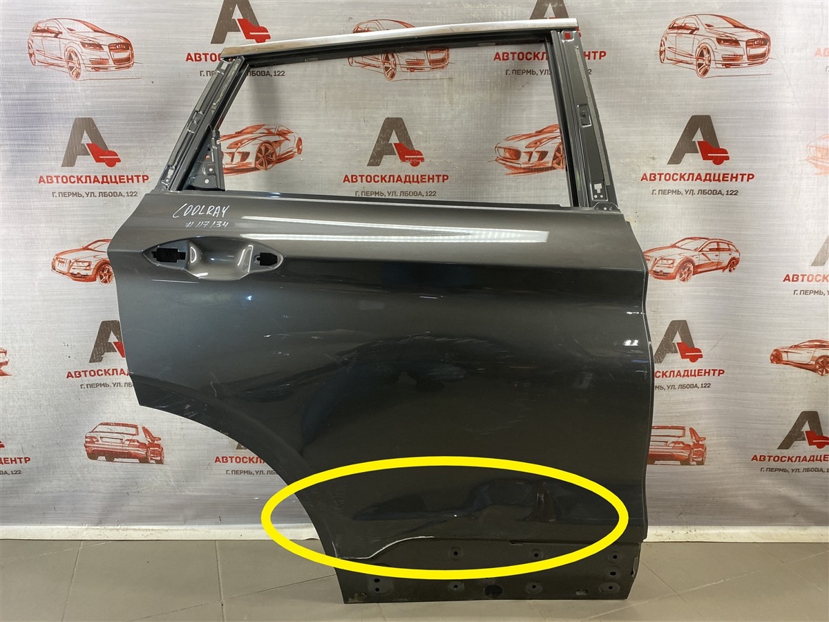 Дверь задняя правая GEELY COOLRAY (SX11) 2018-н.в. (б/у)