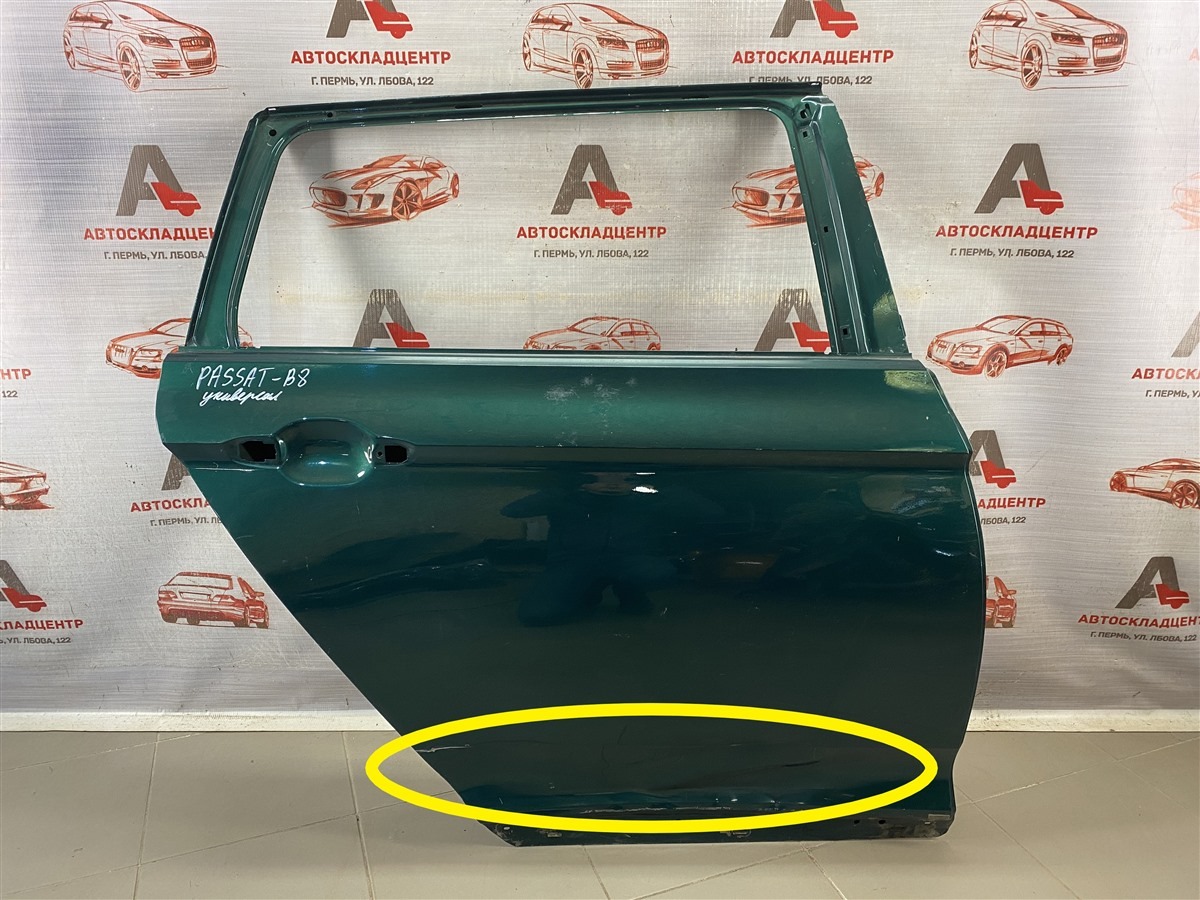 Дверь задняя правая VOLKSWAGEN PASSAT (B8) 2014-н.в. (б/у)