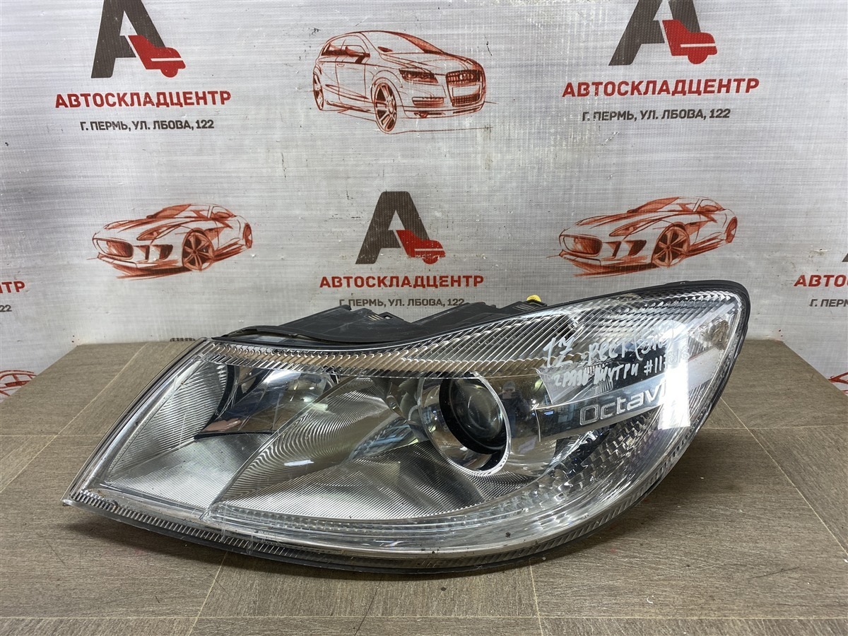 Фара левая SKODA OCTAVIA (2004-2013) 2008 (б/у)