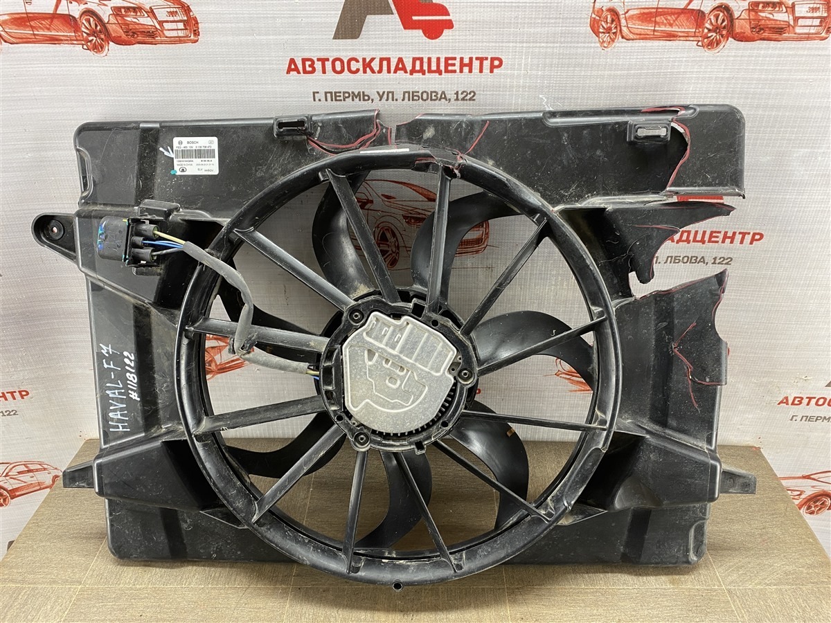 Диффузор радиатора охлаждения - в сборе HAVAL F7 (2018-н.в.) (б/у)