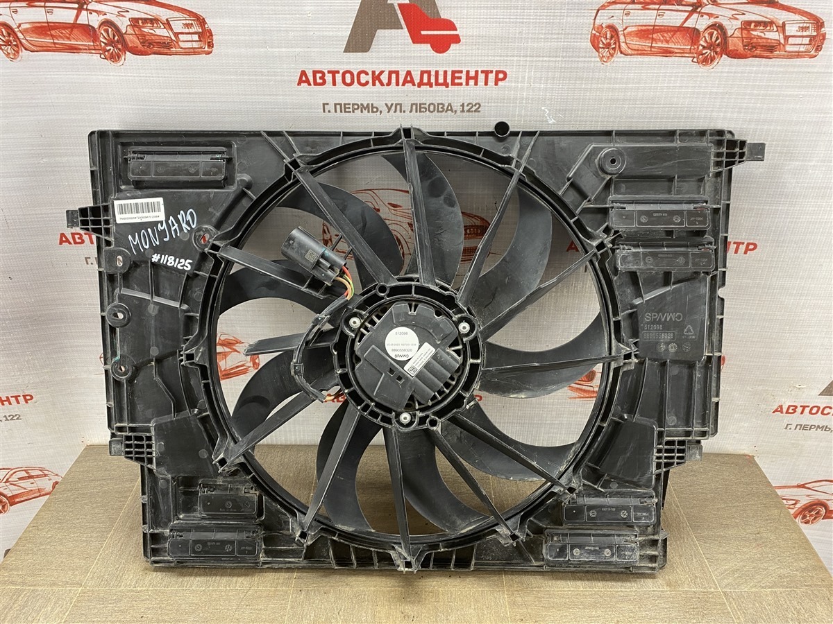 Диффузор радиатора охлаждения - в сборе GEELY MONJARO 2021-н.в. (б/у)