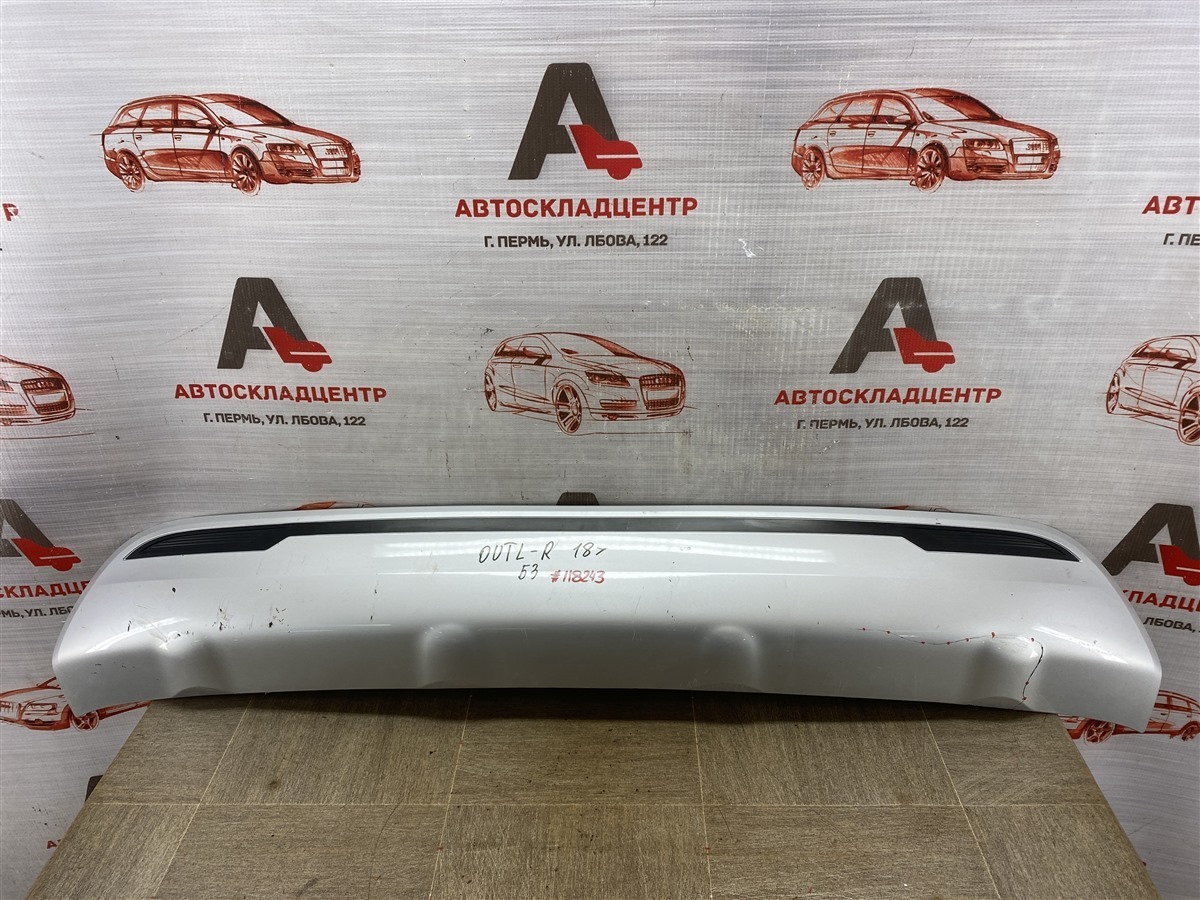 Спойлер (накладка) бампера заднего MITSUBISHI OUTLANDER (2012-н.в.) 2018 (б/у)