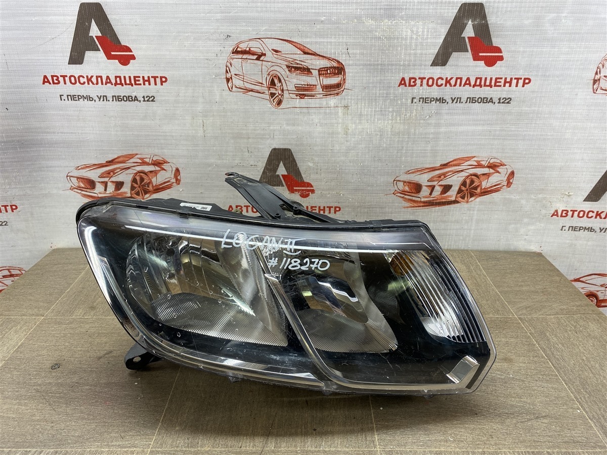 Фара правая RENAULT LOGAN (2014-н.в.) 2014 (б/у)