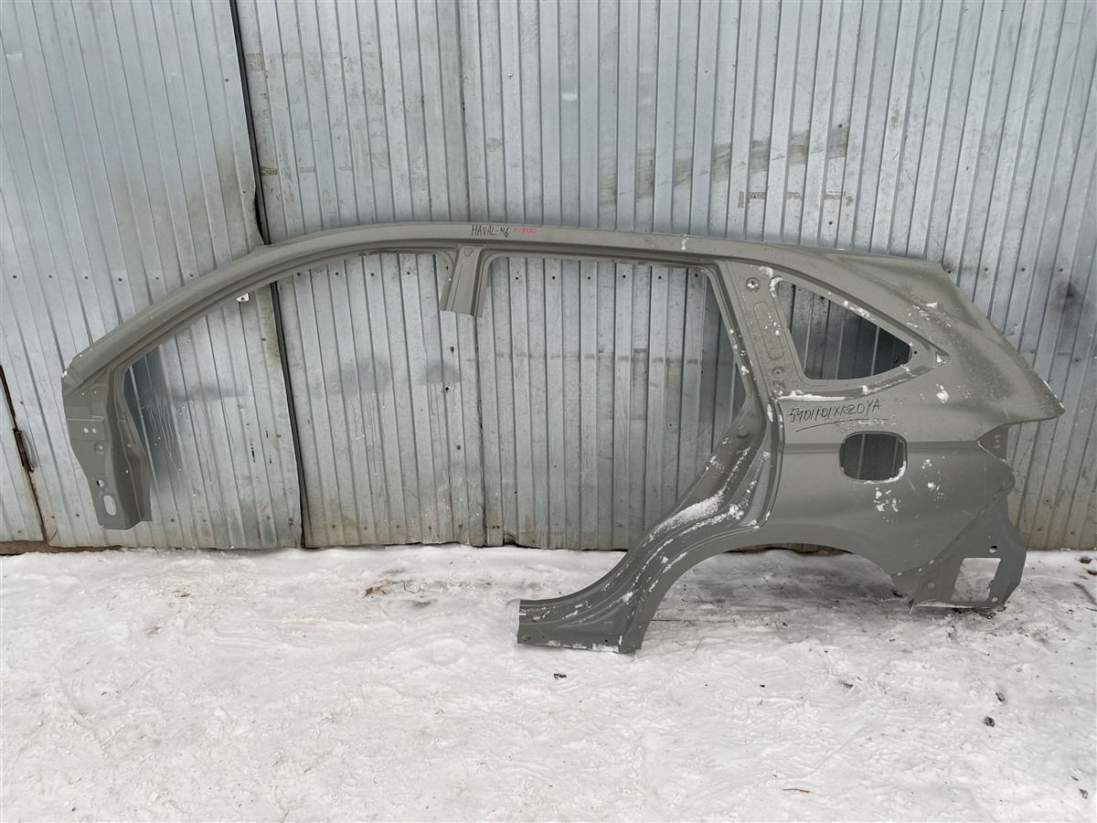 Кузов - боковина (обрезок с задним крылом) HAVAL M6 левый (б/у)