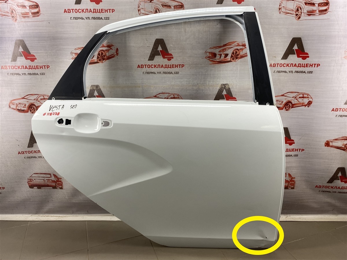 Дверь задняя правая LADA VESTA (б/у)